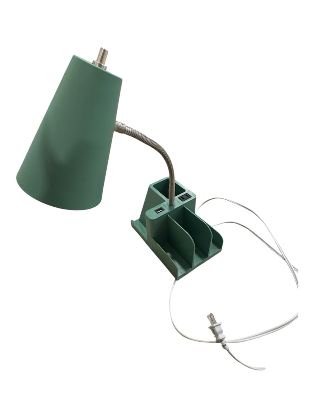 Target Green Desk Lamp with Organizer